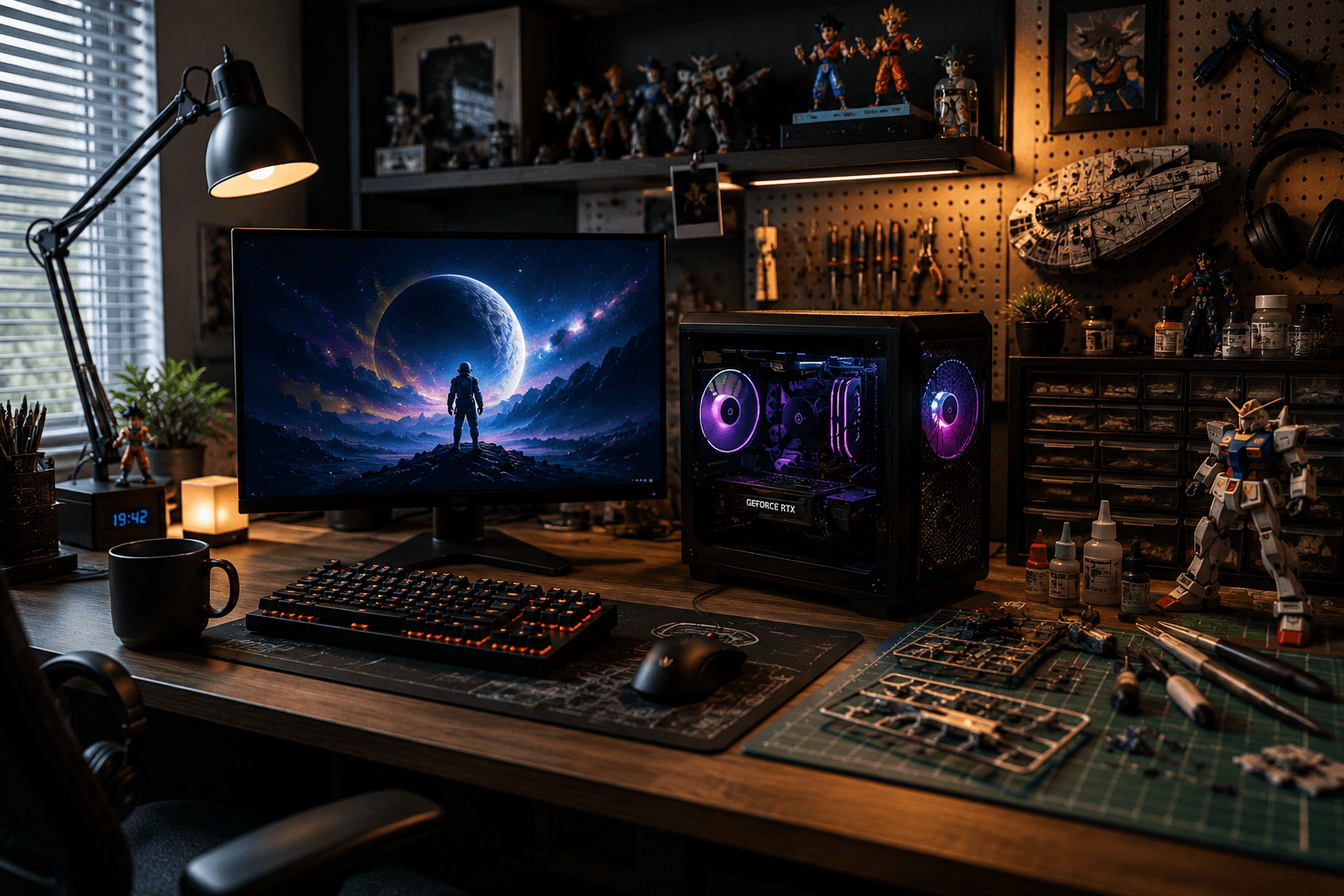 Budget local AI workstation with a desktop GPU, compact server, and local model workflow.