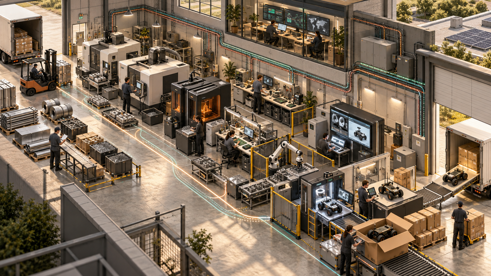 How Modern Manufacturing Works: A Beginner's Guide to Factories and Physical AI