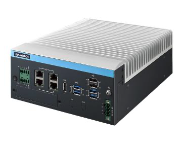 Advantech MIC-733-AO fanless Jetson AGX Orin edge AI computer with front I/O