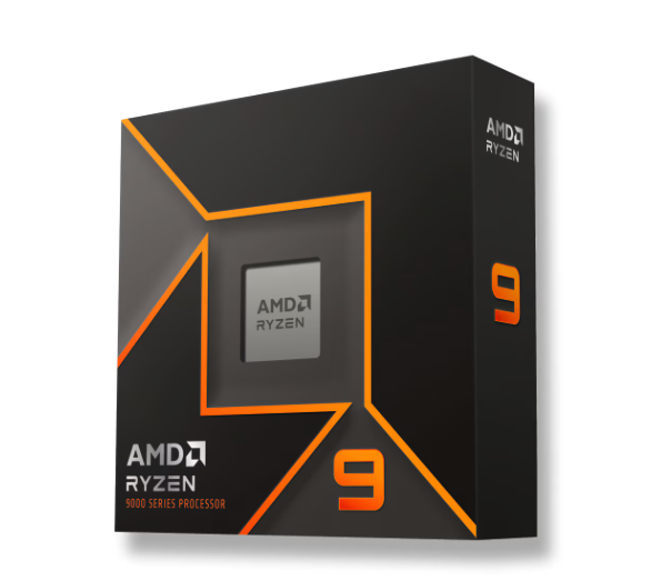 AMD Ryzen 9 9950X processor retail box