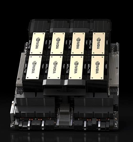 NVIDIA HGX H200 SXM server platform with eight GPUs